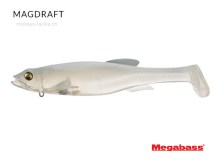 Megabass Magdraft White Back Shad